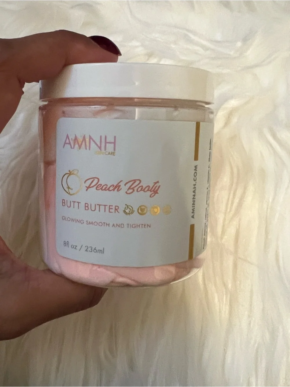 NWT Aminnah Peach Body butt butter Tightening & Lifting retails $38.00 USD